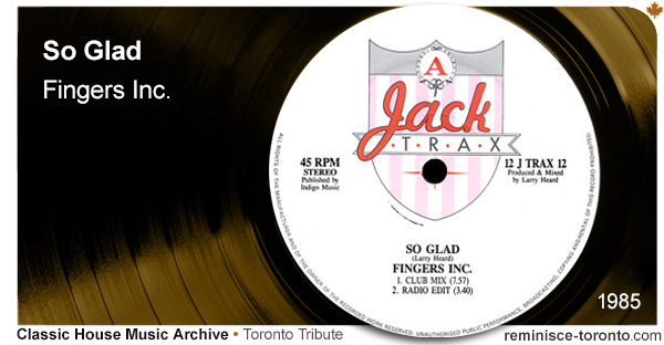 So Glad – Fingers Inc. (1985)